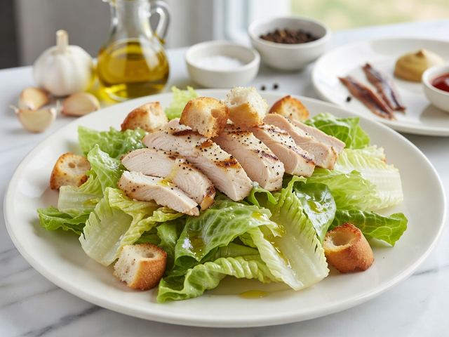 Caesar Salad with Grilled Chicken