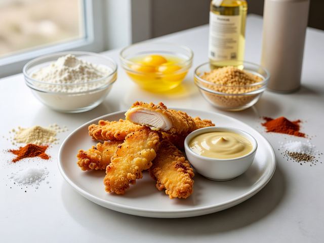 Chicken Tenders with Honey Mustard