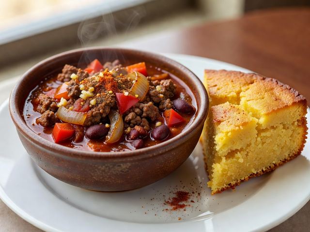 Chili Con Carne with Cornbread