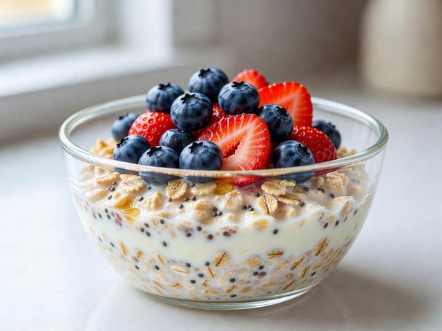 Overnight Oats with Berries