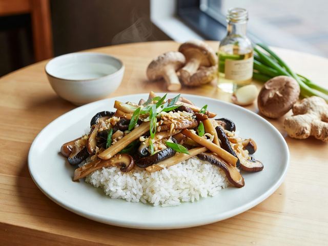 Shiitake Mushroom Stir-Fry
