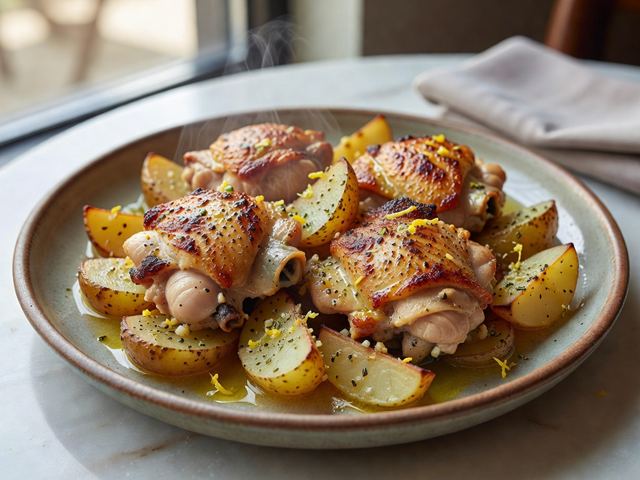 Greek Lemon Chicken and Potatoes