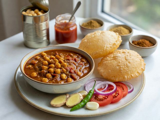 Chole Bhature Plate