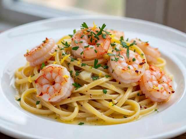 Shrimp Scampi Pasta