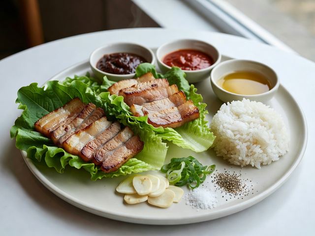 Samgyeopsal Lettuce Wraps