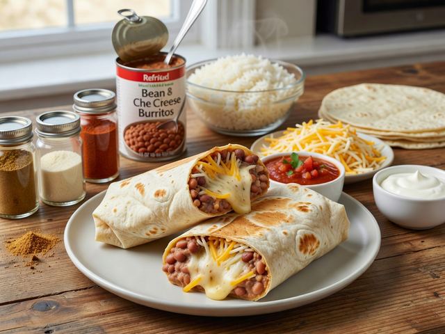 Bean and Cheese Burritos