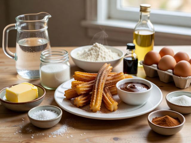 Churros with Chocolate