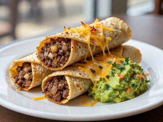 Taquitos with Guacamole