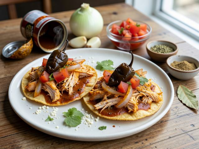 Tostadas de Tinga