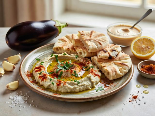 Baba Ganoush with Pita