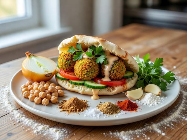 Falafel Pita Sandwich