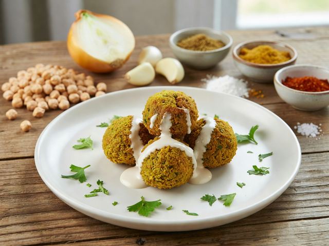 Falafel with Tahini Sauce