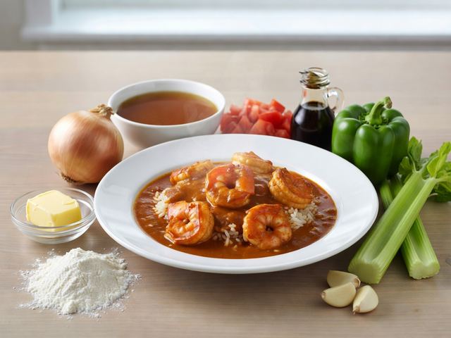 Étouffée with Shrimp