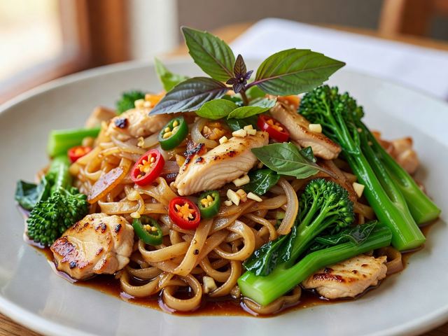 Drunken Noodles (Pad Kee Mao)