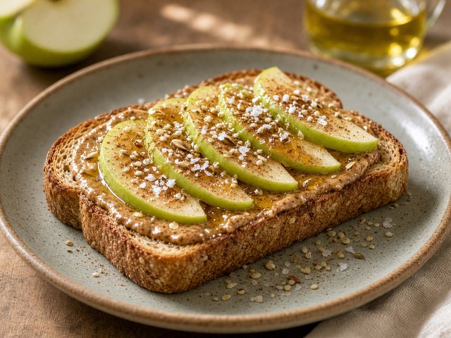 Apple Almond Butter Toast