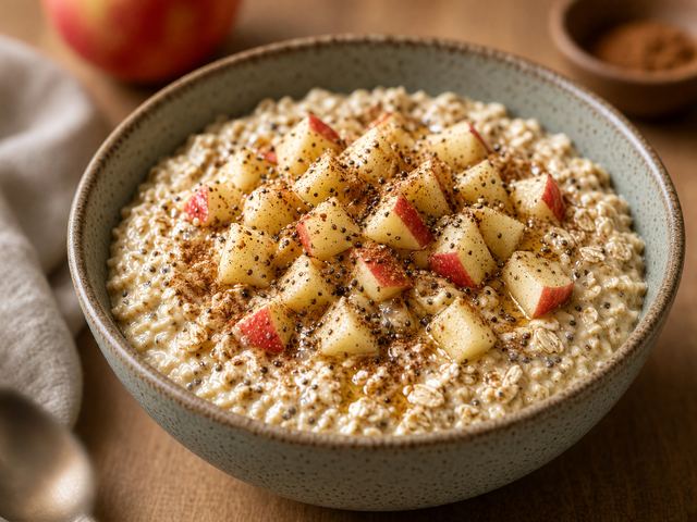 Apple Cinnamon Overnight Oats