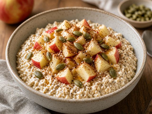 Apple Cinnamon Overnight Oats