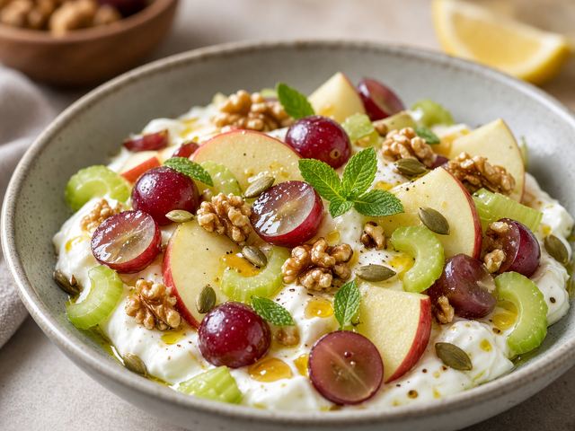 Apple & Grape Breakfast Salad
