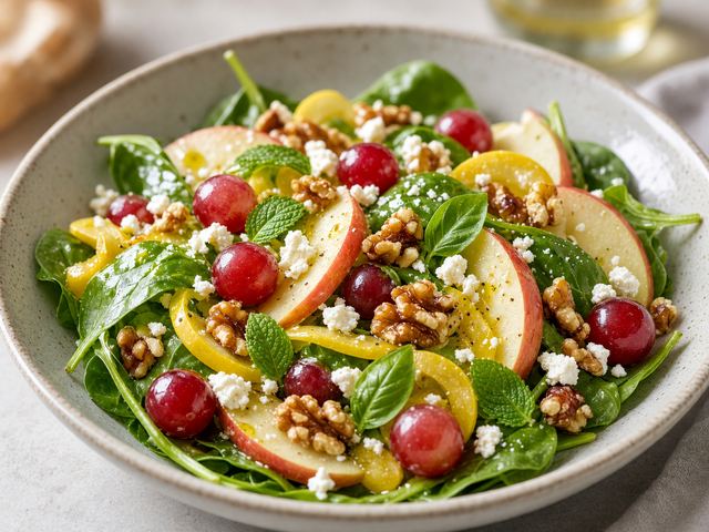 Apple & Grape Breakfast Salad