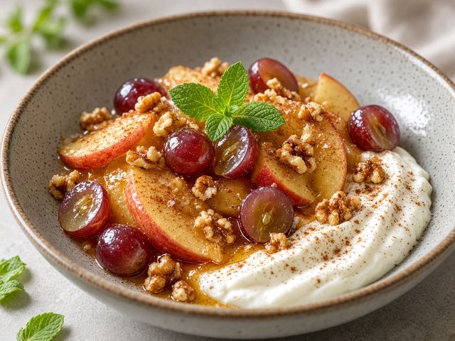 Apple & Grape Morning Compote