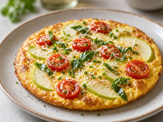 Apple & Tomato Herb Frittata