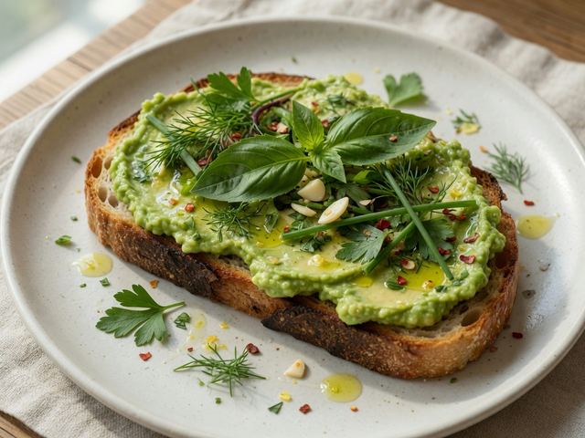 Avocado Herb Toast