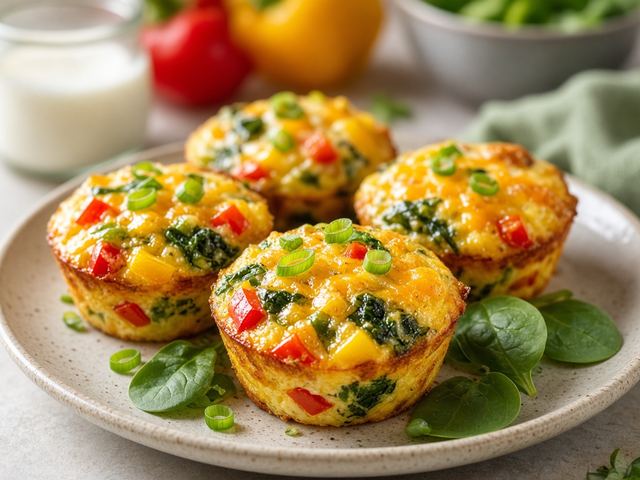 Bell Pepper Frittata Muffins