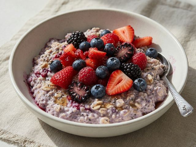 Berry Overnight Oats