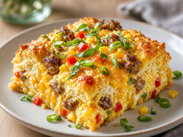 Buttermilk Biscuit Strata