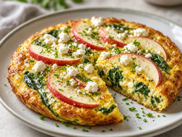 Fresh Apple & Herb Frittata