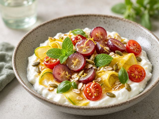 Grape & Yogurt Brunch Bowl