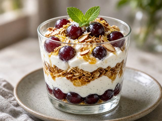 Grape & Yogurt Parfait