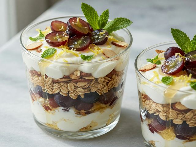 Grape & Yogurt Parfaits