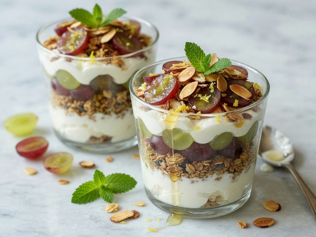 Grape & Yogurt Parfaits