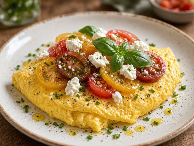 Heirloom Tomato Omelet