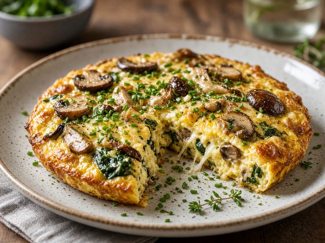 Mushroom Herb Frittata