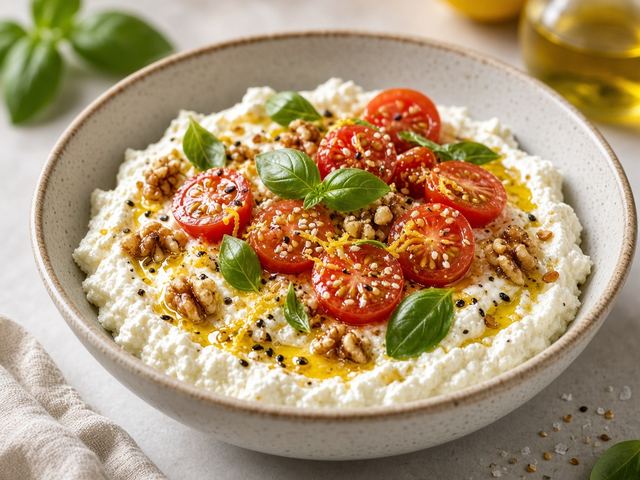 Ricotta Basil Breakfast Bowls