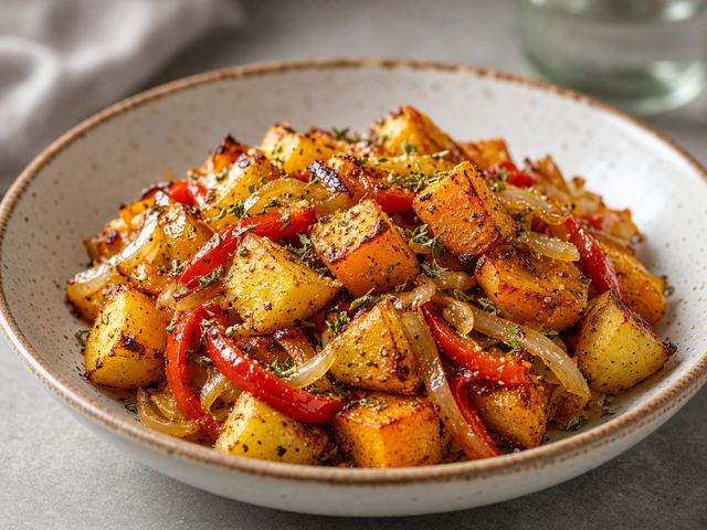 Roasted Squash Breakfast Hash