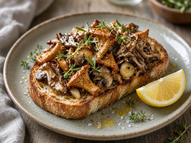 Sautéed Mushroom Toast