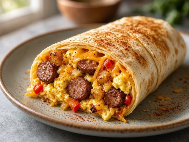 Smoky Breakfast Burritos