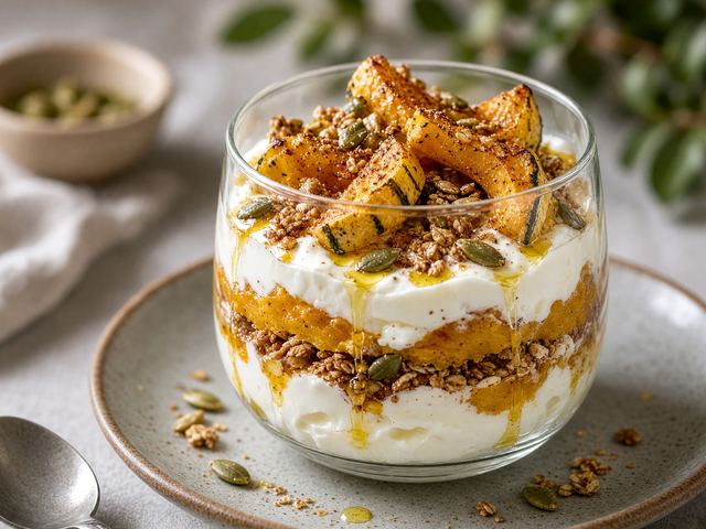 Spiced Squash Yogurt Parfaits