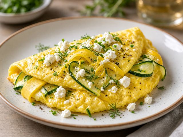 Squash Ribbon Omelet