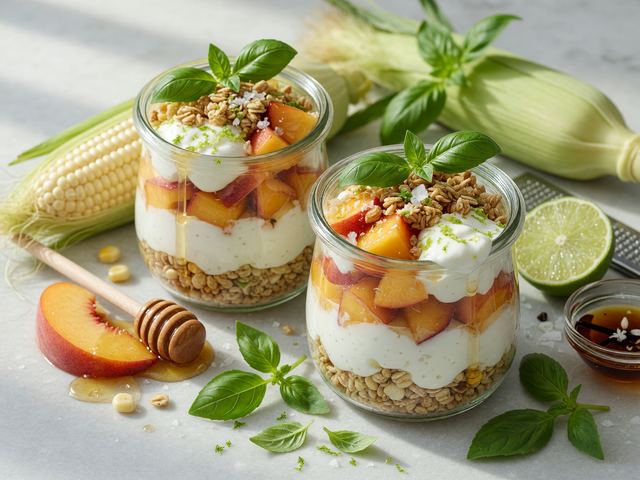 Sweet Corn Yogurt Parfaits