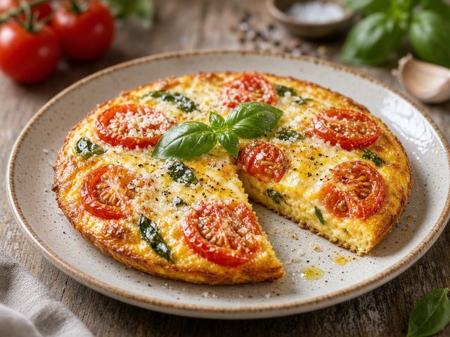 Tomato Basil Frittata