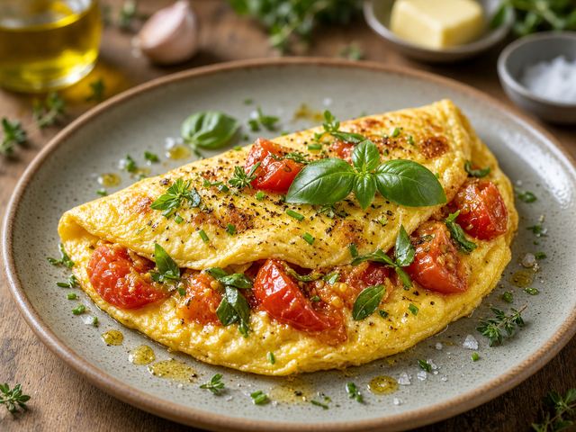 Tomato Herb Omelet