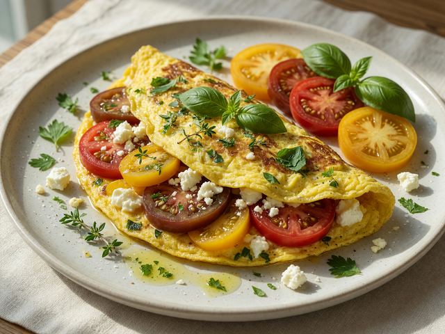 Tomato Herb Omelet
