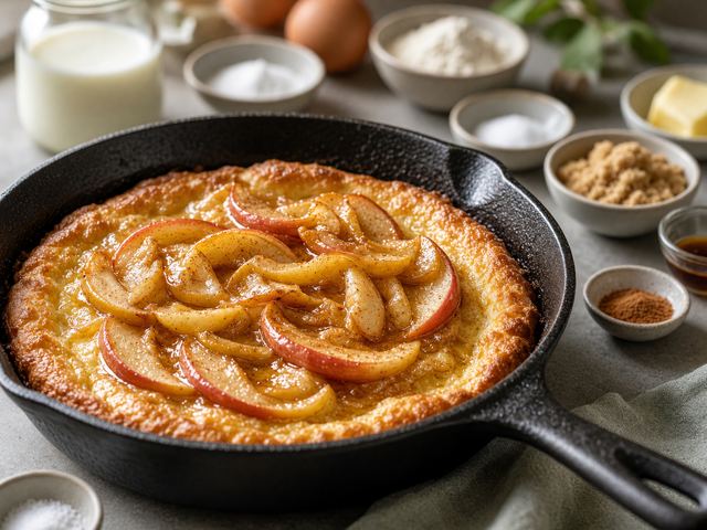 Warm Apple Pancake Skillet
