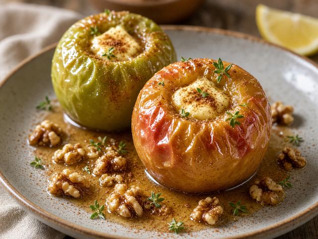 Baked Cinnamon Apples with Honey