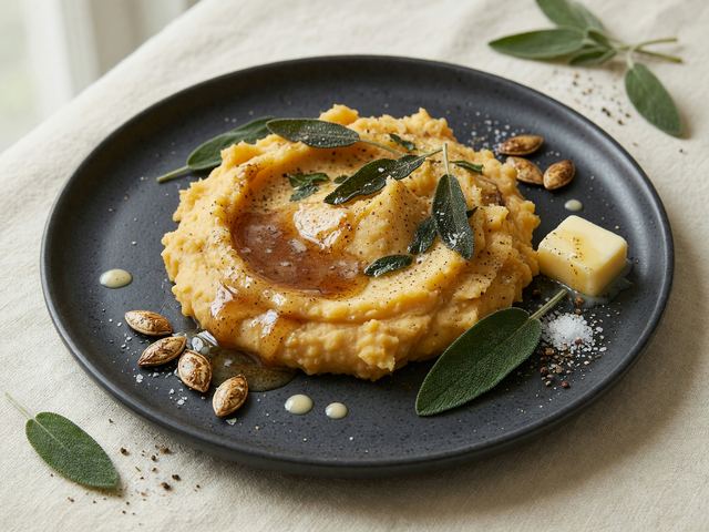 Brown-Butter Sage Mashed Acorn Squash