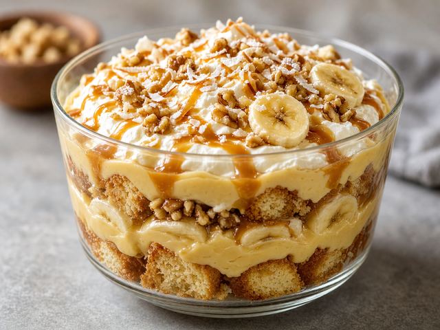 Butterscotch Pudding Layered Trifle